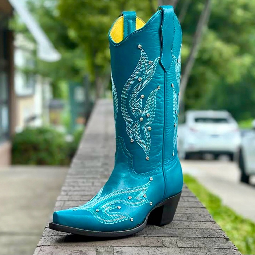Planet Cowboy Handmade Rhinestone Cowboy Boots